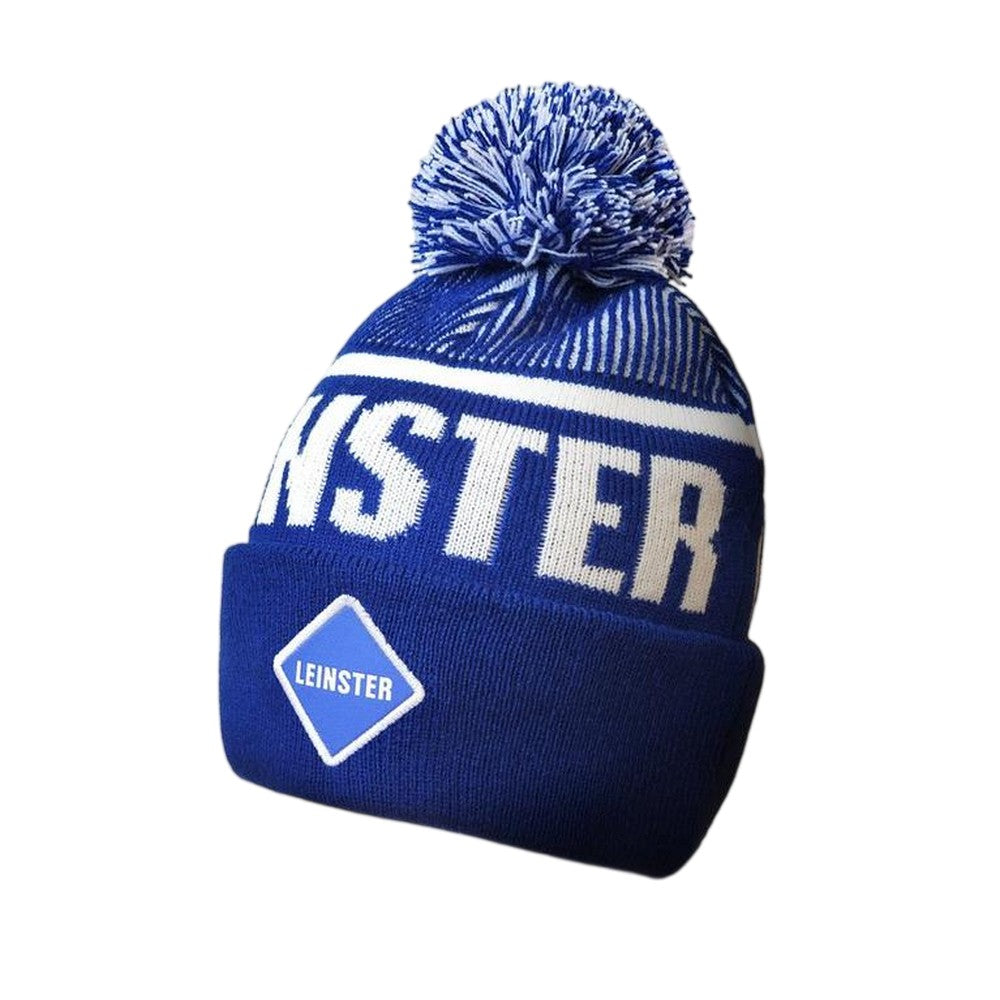 Blue - Back - Team Pom Pom Knitted Rugby Beanie