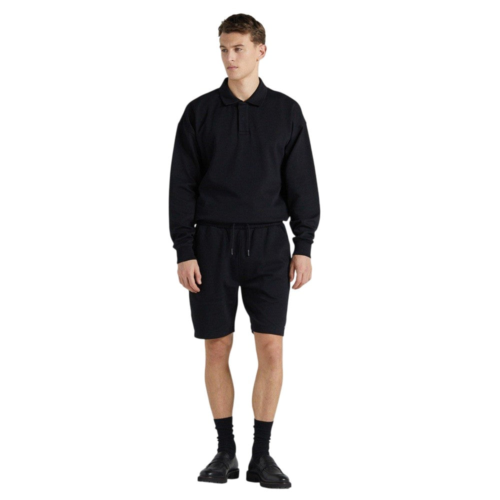 Jet Black - Side - Original Creator Mens Water Repellent Travel Shorts