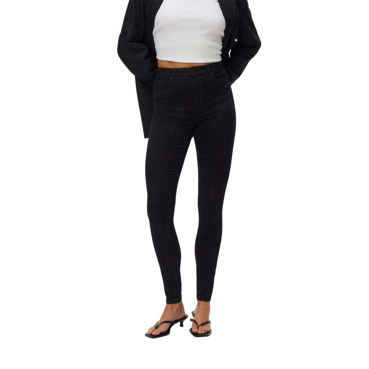 Black - Lifestyle - Vero Moda Mens Vi110 Soft Jeans