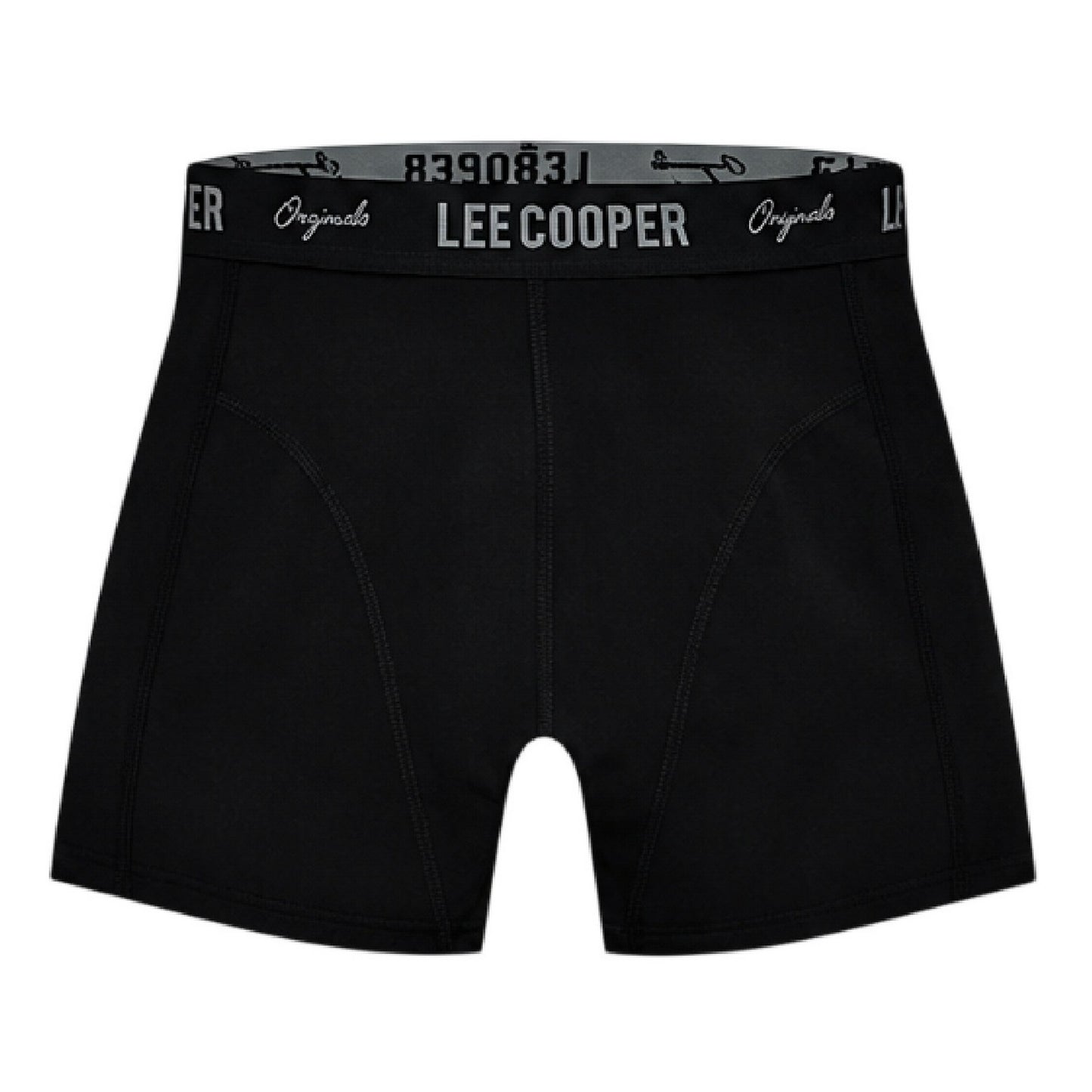 Black-Navy-Grey Marl - Lifestyle - Lee Cooper Mens Boxer Briefs (Pack of 5)