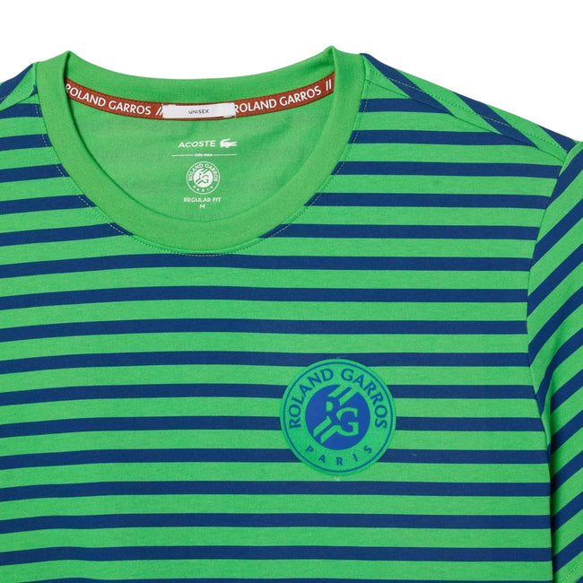 Blue - Back - Lacoste Unisex Adult Roland Garros Edition Ultra Dry T-Shirt