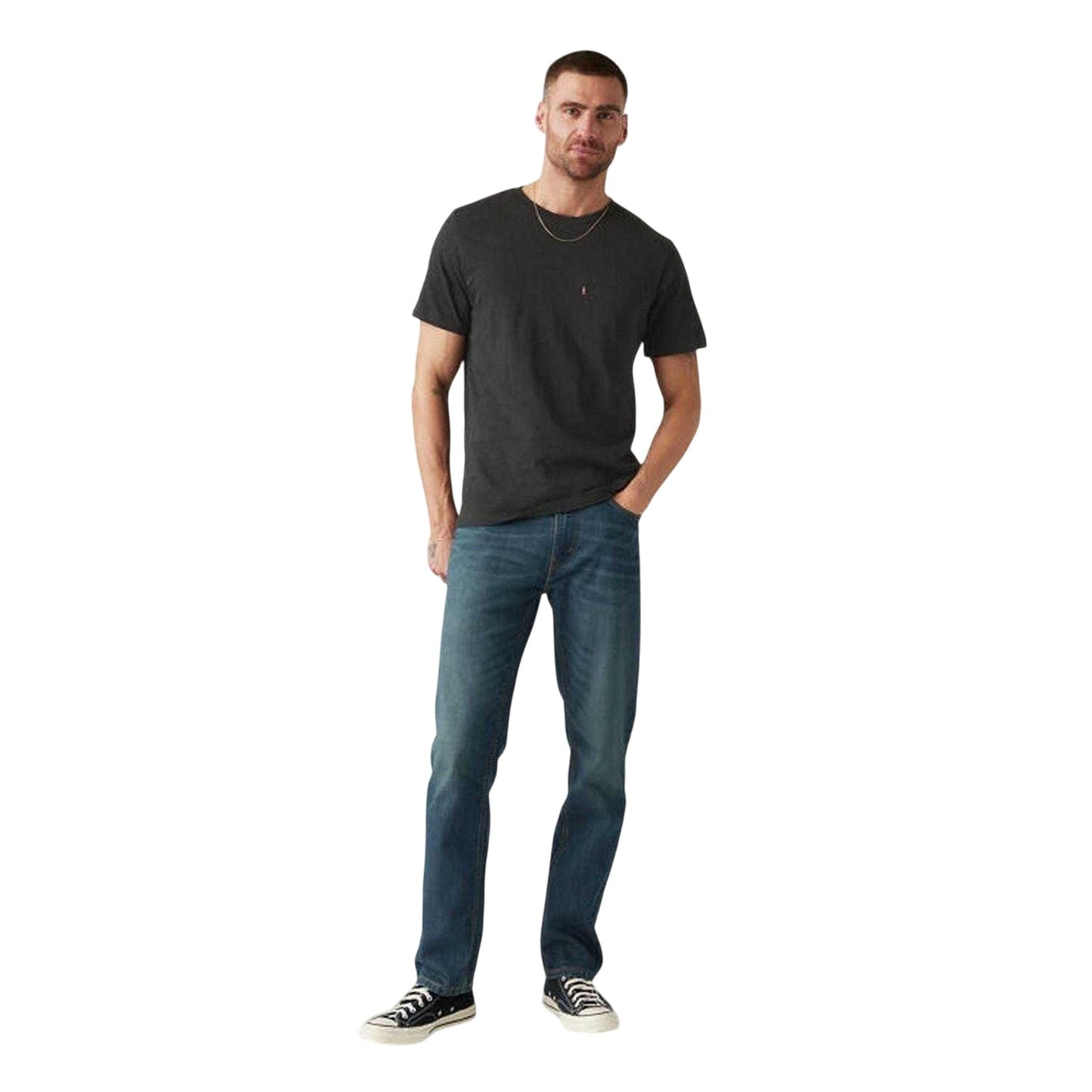 Blue - Lifestyle - Levis Mens Denim Tapered Athletic Jeans