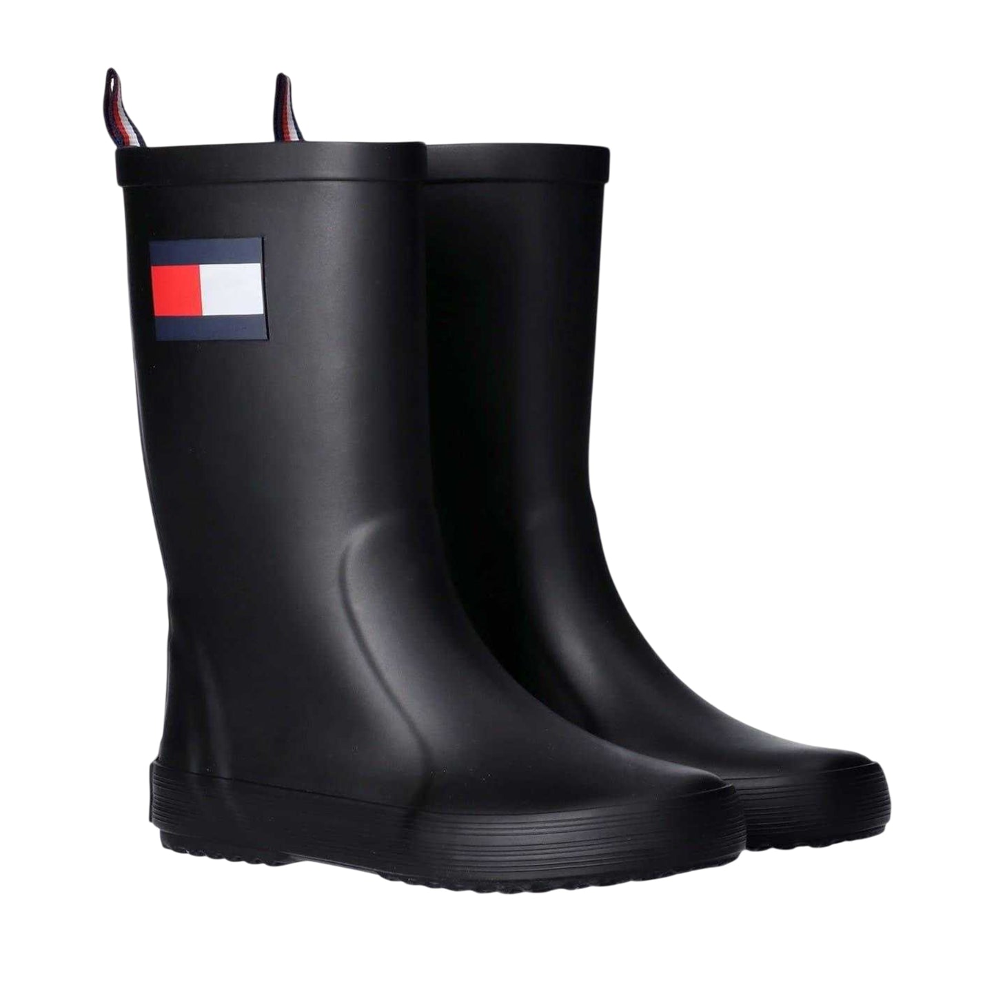 Black - Lifestyle - Tommy Hilfiger Childrens-Kids Waterproof Rain Boots