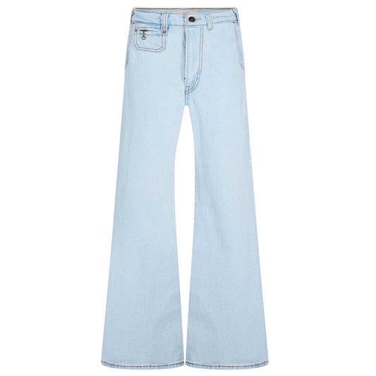 Blue - Front - Levis Womens-Ladies Ribcage Jeans