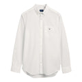 White - Front - Gant Mens Broadcloth Regular Shirt