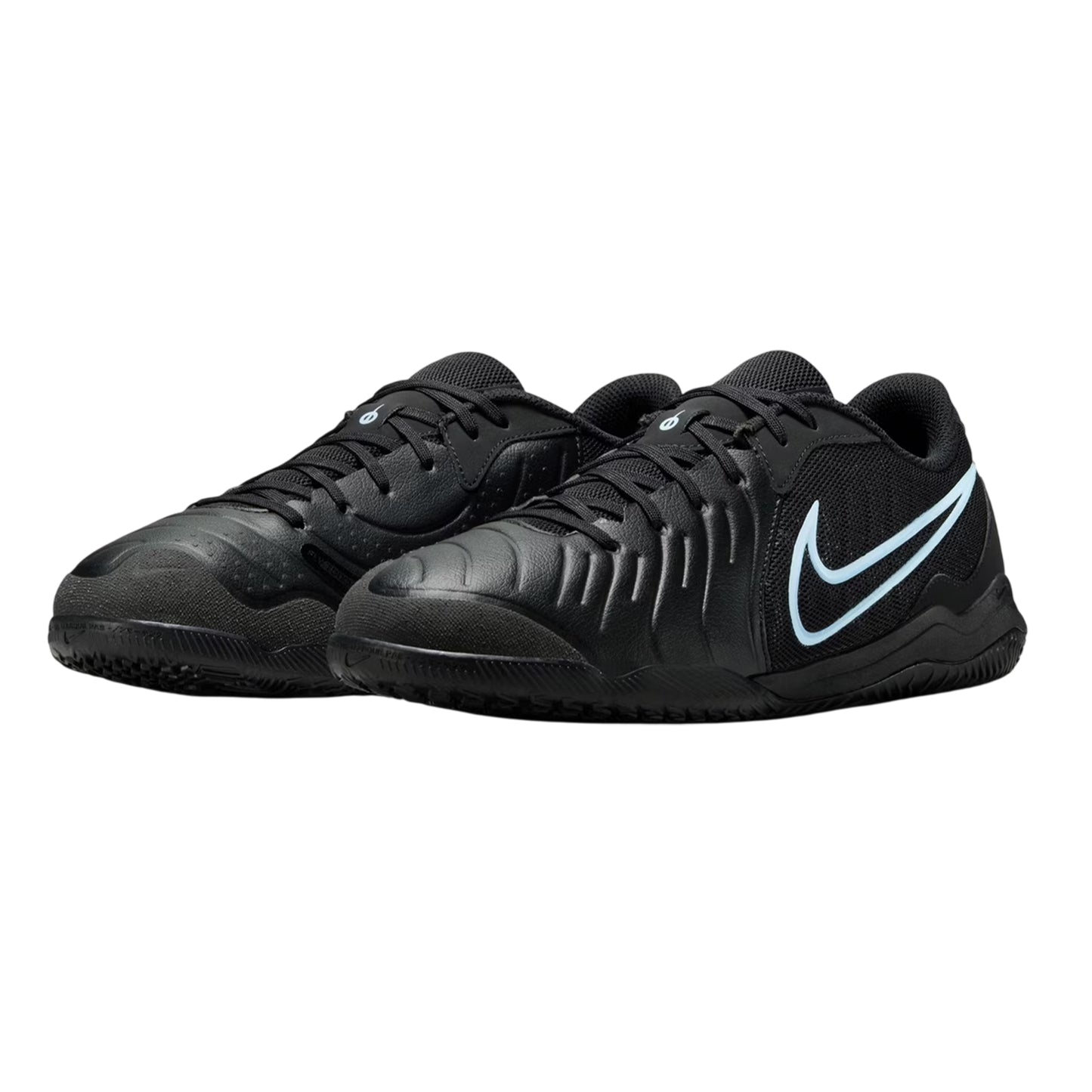 Black - Close up - Nike Childrens-Kids Tiempo Legend 10 Academy Indoor Football Trainers