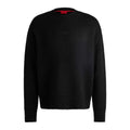 Black - Front - Hugo Mens Seese Logo Oversized Sweatshirt