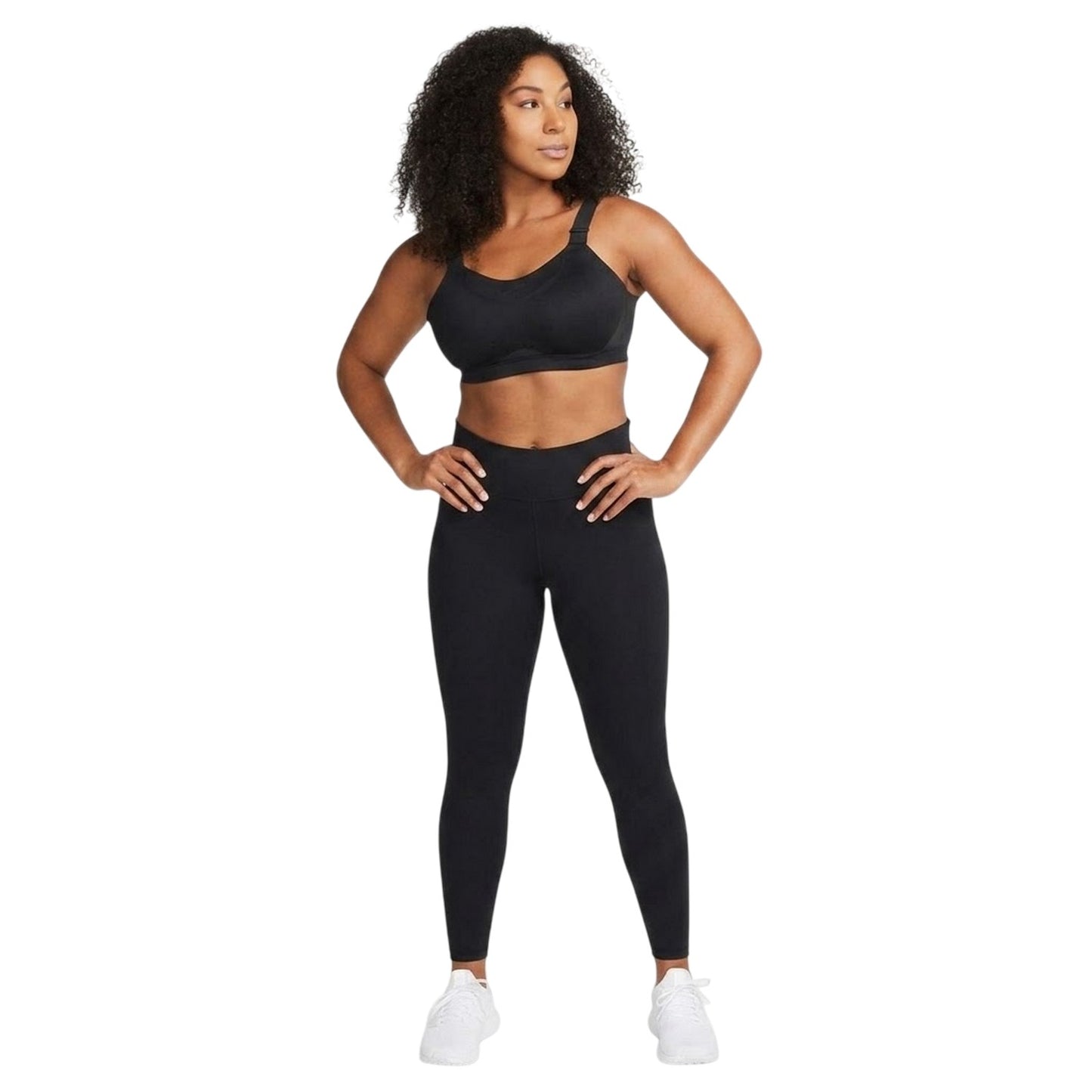 Black - Pack Shot - Nike Womens-Ladies Pro Alpha Sports Bra