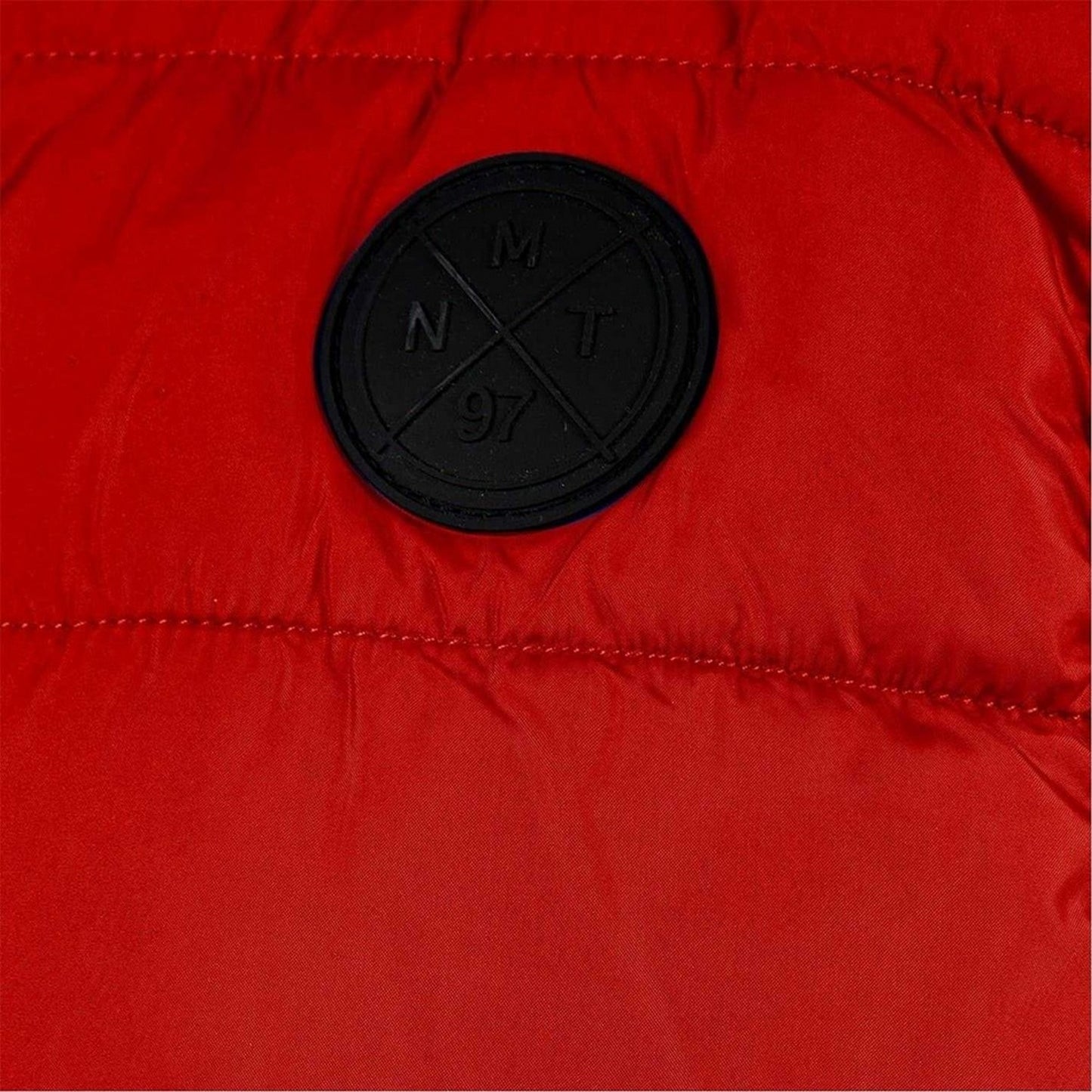 Red - Lifestyle - Minoti Childrens-Kids Quilted Hooded Gilet