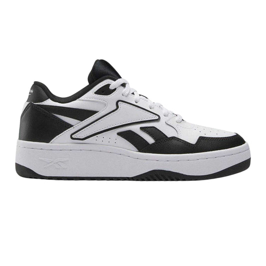 White-Black - Front - Reebok Womens-Ladies Chill Leather Trainers