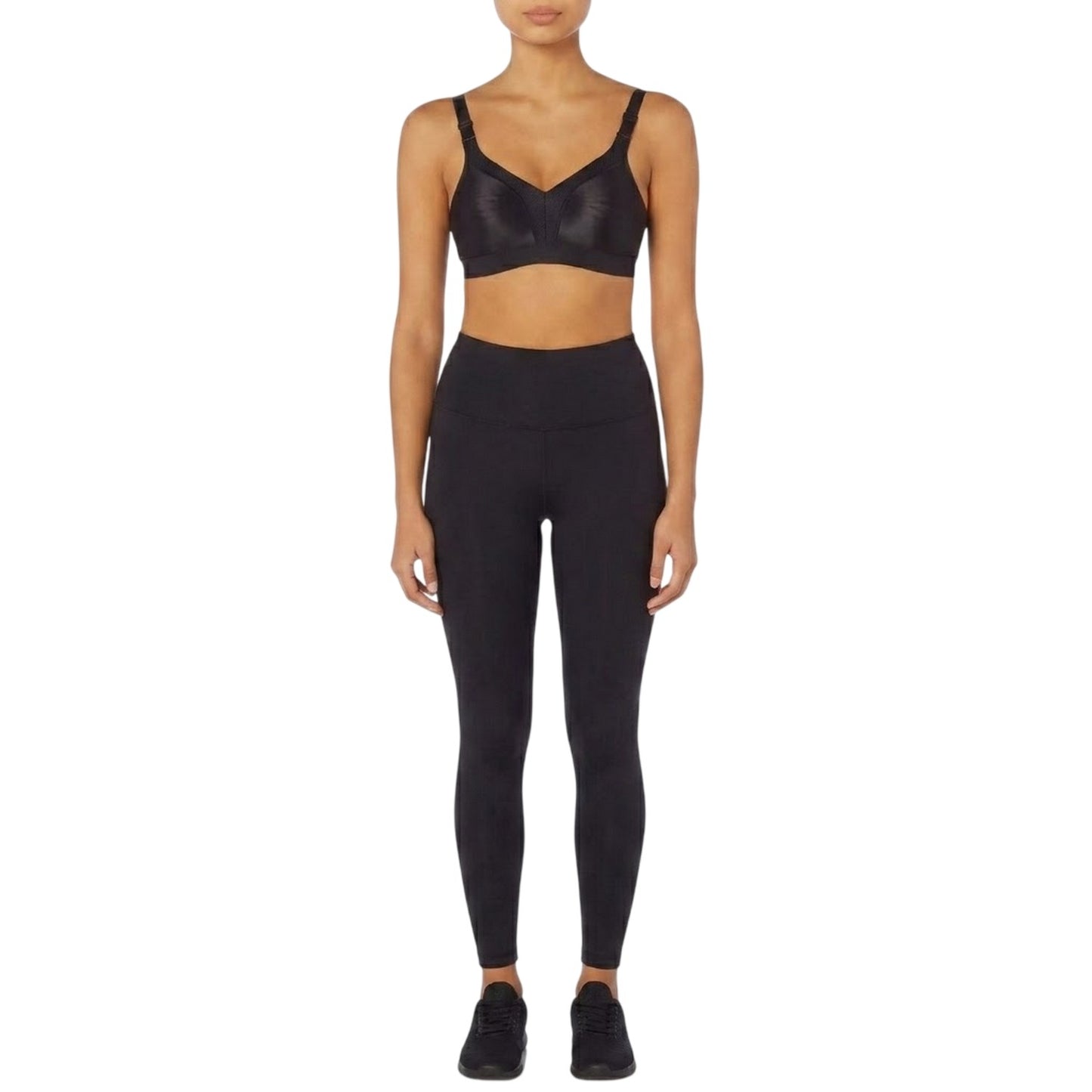 Black - Lifestyle - Triumph Womens-Ladies Wellness Plain Bra