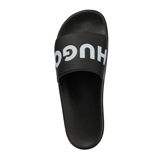 Black - Back - Hugo Unisex Adult Match Sliders
