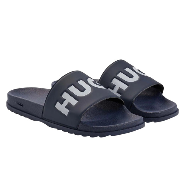 Dark Blue - Front - Hugo Unisex Adult Match Sliders