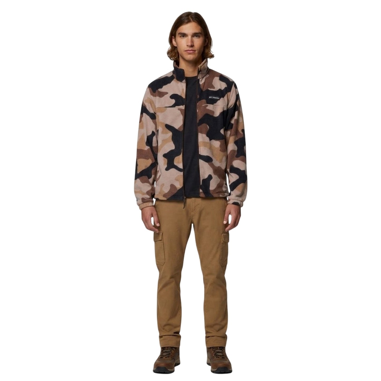 Brown Camo - Lifestyle - Columbia Mens Mountain Fleece Jacket