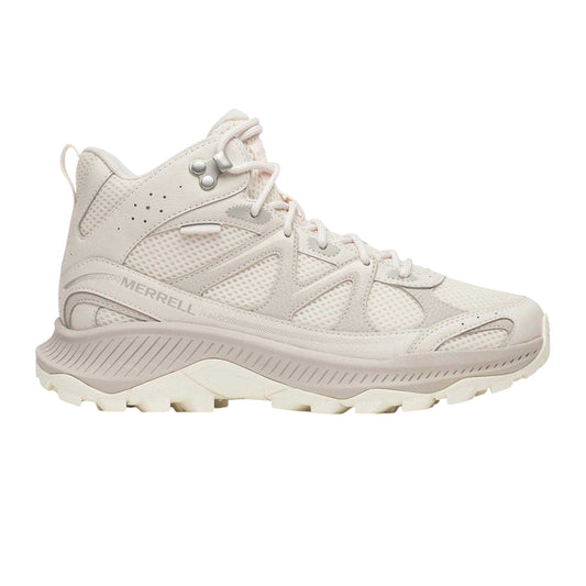 Eggshell - Front - Merrell Womens-Ladies Leather Waterproof Hiking Boots