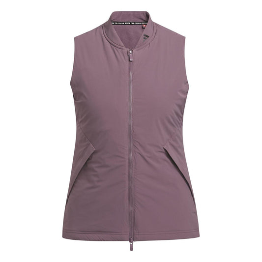 Shadow Purple - Front - Adidas Womens-Ladies Gilet