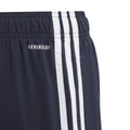 Inkwell-White - Side - Adidas Boys Essentials Chelsea 3 Stripes Shorts