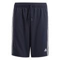 Inkwell-White - Front - Adidas Boys Essentials Chelsea 3 Stripes Shorts