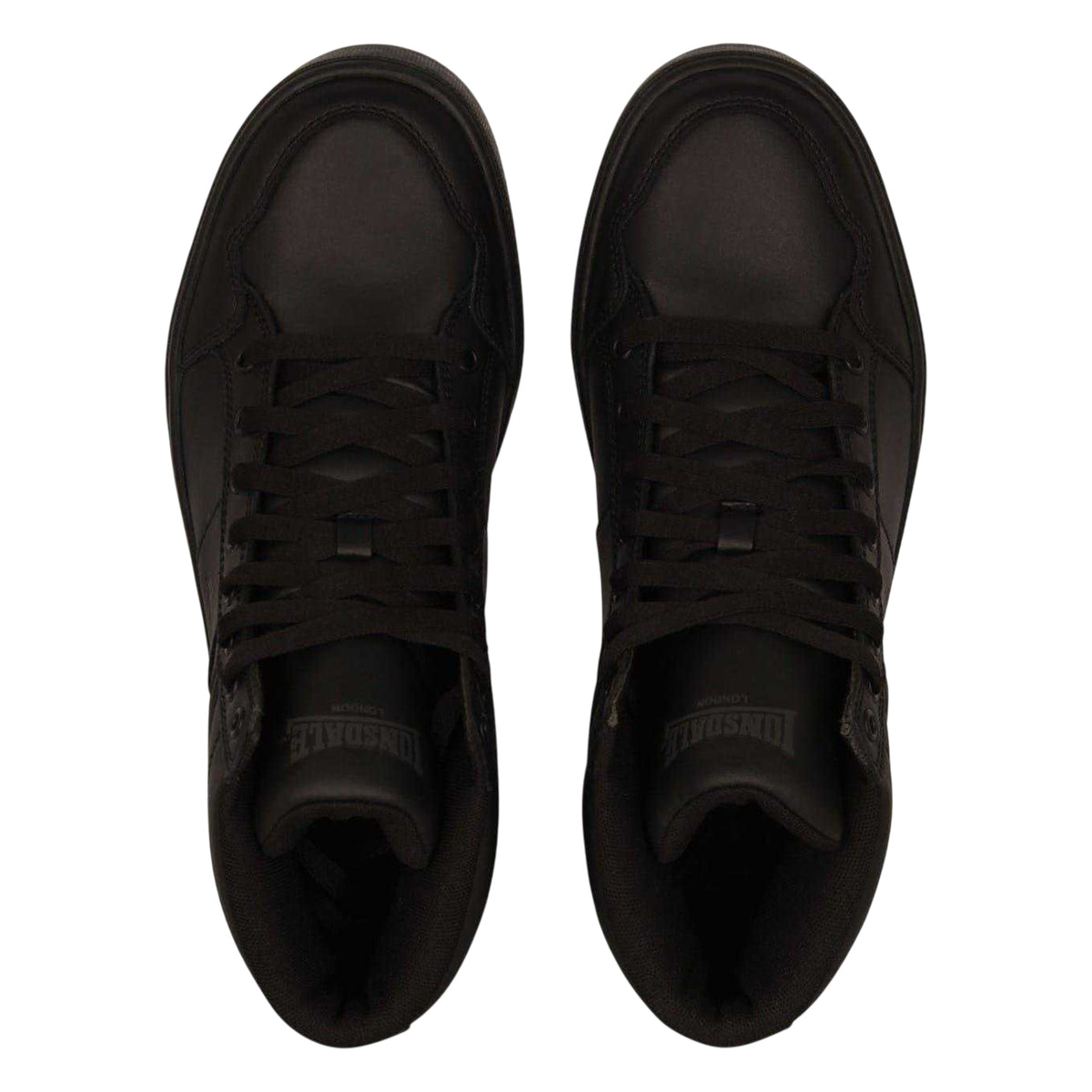 Black-Charcoal - Lifestyle - Lonsdale Mens Canons Flat Trainers