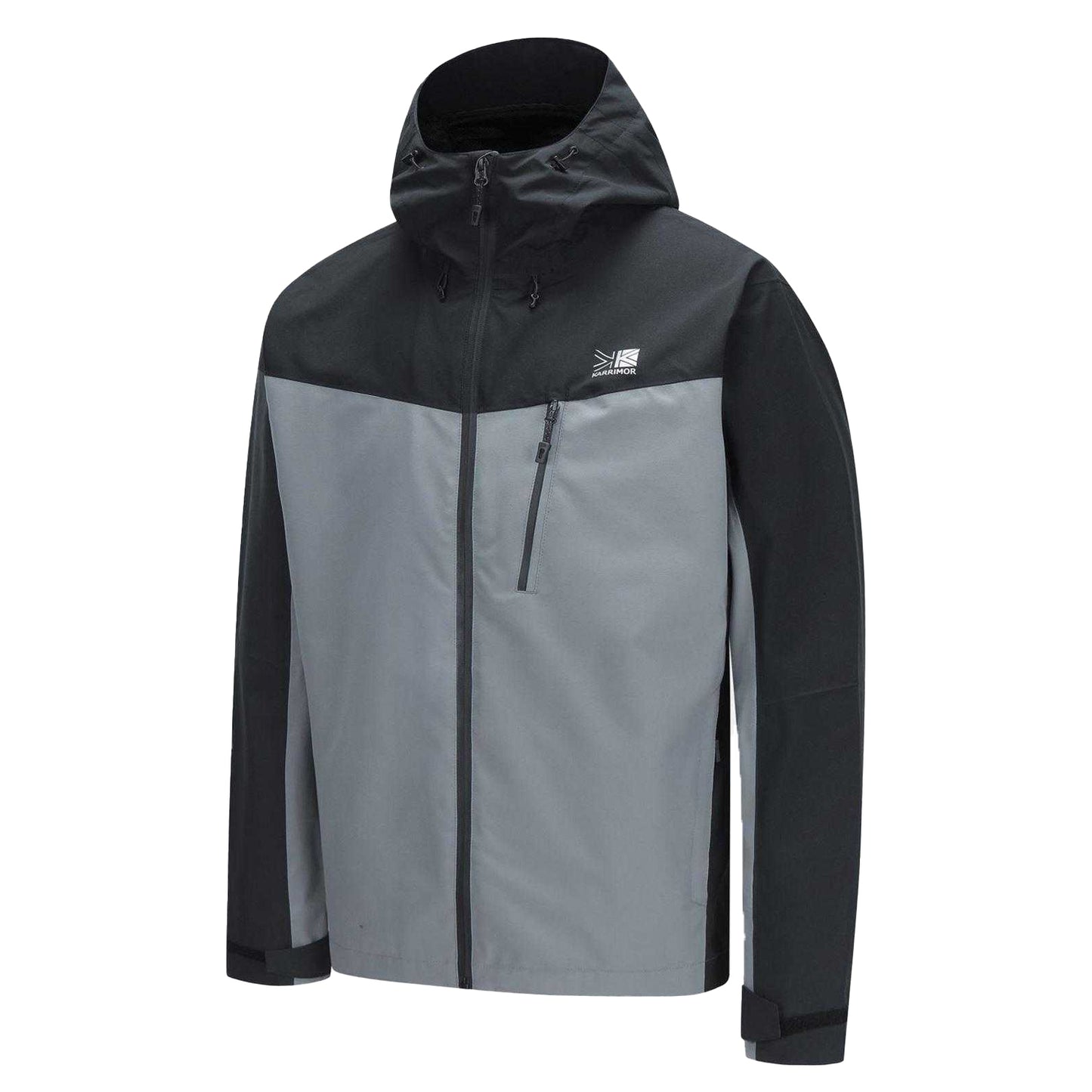 Black-Grey - Side - Karrimor Mens 4 Way Stretch Waterproof Jacket