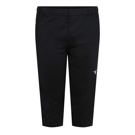 Black - Front - Diadora Womens-Ladies Team Up Logo 3-4 Leggings