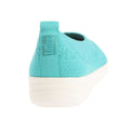Blue - Back - FitFlop Womens-Ladies Uberknit Slip-on Pumps