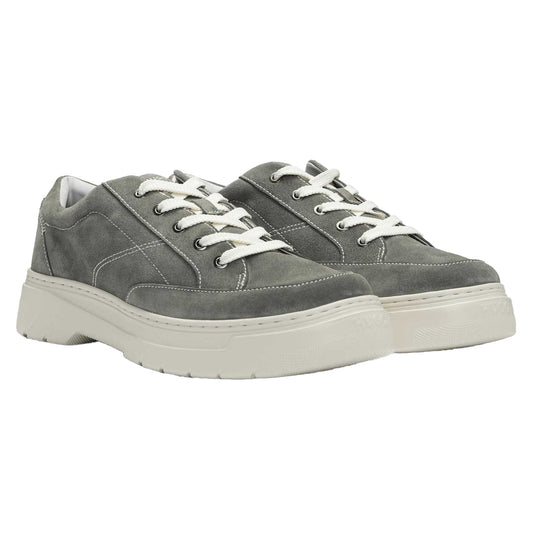 Green - Front - Hugo Mens Suede Derby Shoes
