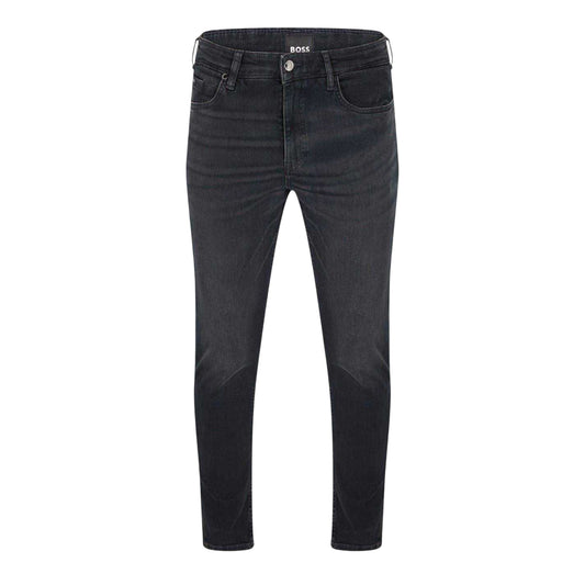 Black - Front - Boss Mens Delano 5 Pockets Slim Jeans