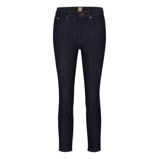 Blue - Front - Boss Womens-Ladies Jackie 5 Pockets Slim Jeans