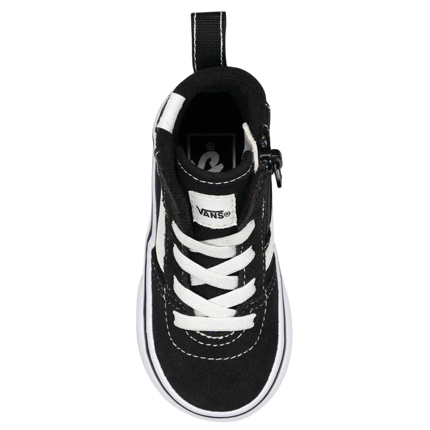 Black - Side - Vans Childrens-Kids Ward High Top Trainers