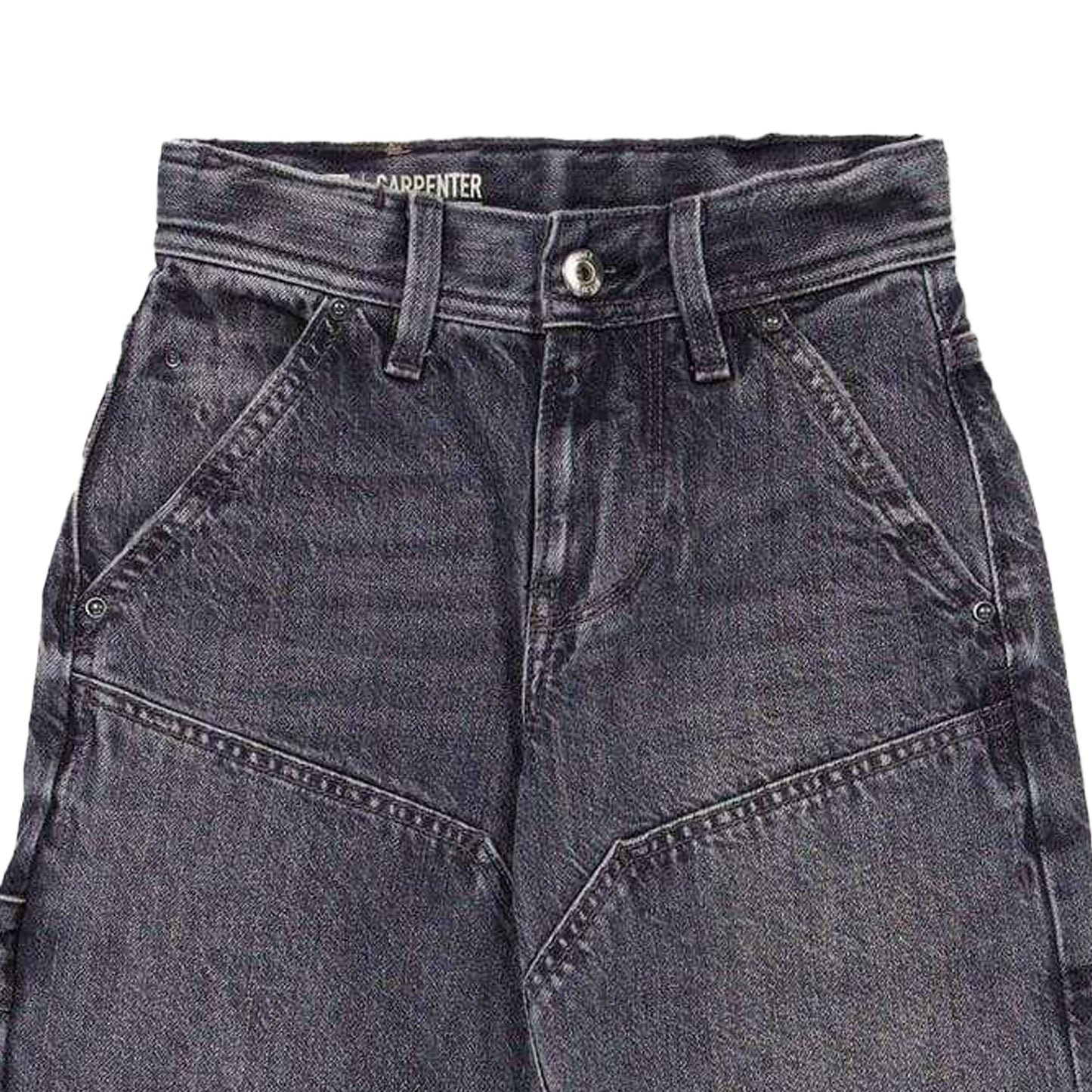 Washed Grey - Side - G-Star Boys Carpenter Wide Leg Jeans