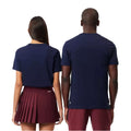 Blue - Back - Lacoste Unisex Adult Roland Garros Edition Ultra Dry Tennis T-Shirt