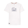 White - Front - Lacoste Unisex Adult Roland Garros Edition Ultra Dry Tennis T-Shirt