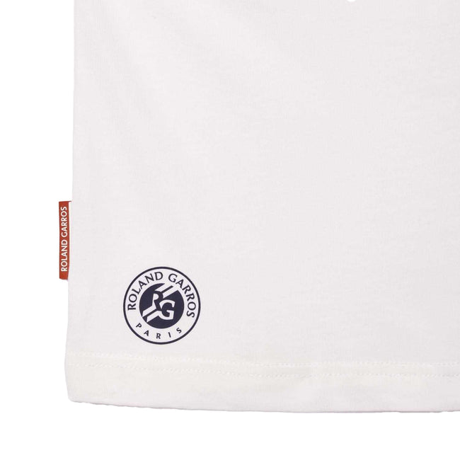 White - Lifestyle - Lacoste Unisex Adult Roland Garros Edition Ultra Dry Tennis T-Shirt