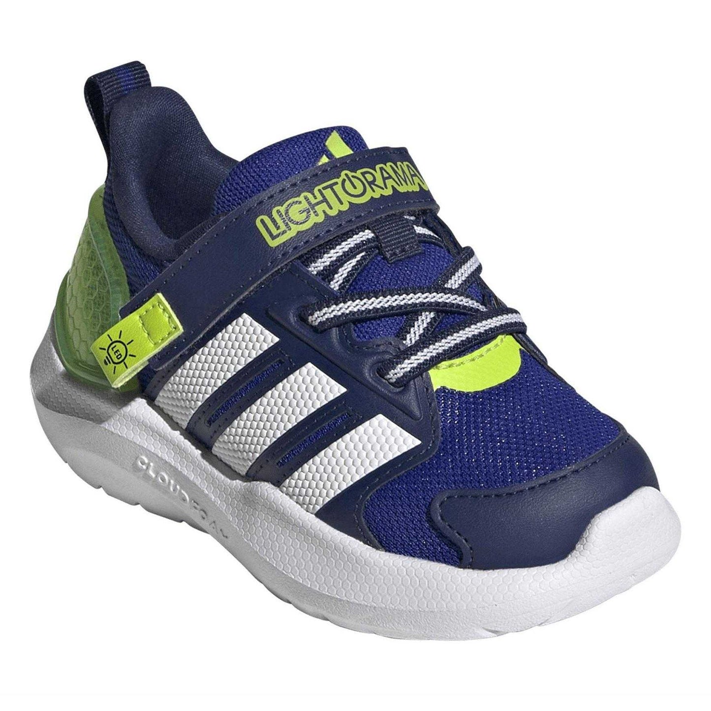 Lucid Blue - Pack Shot - Adidas Baby Lightorama Trainers