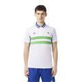 White - Side - Lacoste Mens Roland Garros Pique Polo Shirt