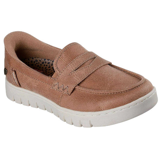 Tan - Front - Skechers Womens-Ladies Arch Fit Trainers