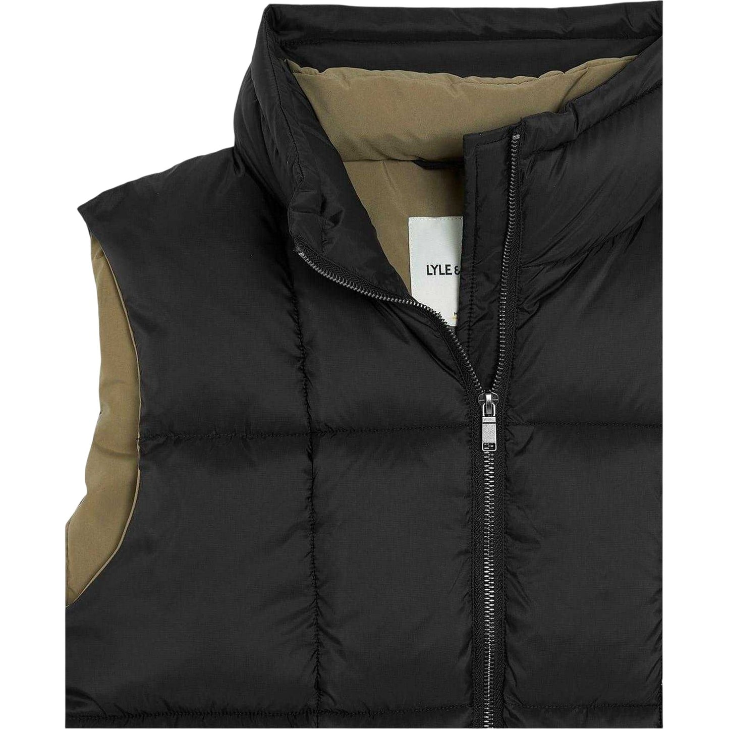 Lacquer - Lifestyle - Lyle & Scott Mens Cocoon Quilted Logo Gilet