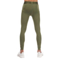 Khaki Green - Back - Skins Mens Series-2 Long Leggings