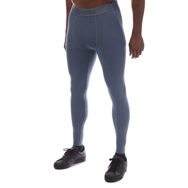 Blue - Front - Skins Mens Series-2 Long Leggings