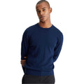 Navy - Side - Calvin Klein Mens Merino Wool Jumper