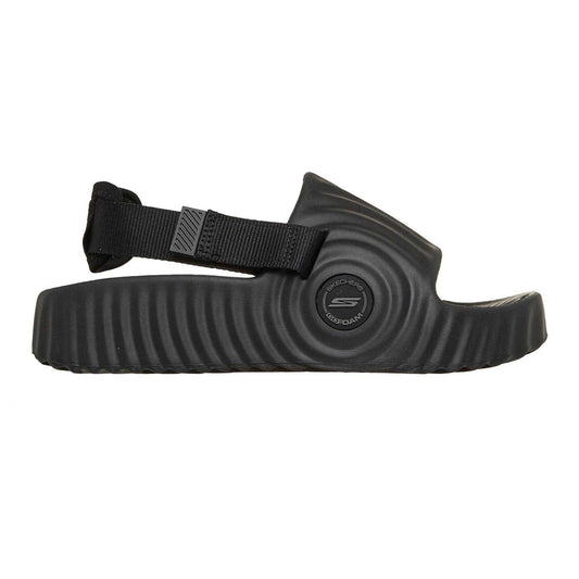 Black - Front - Skechers Womens-Ladies Go Foam Crz Cushioned Sandals