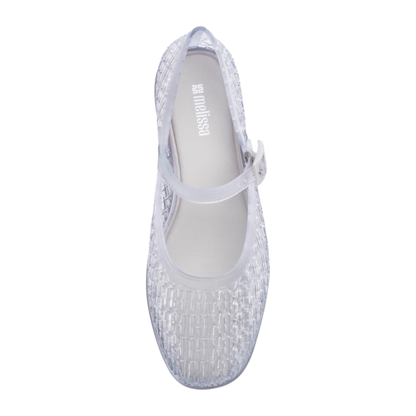 Transparent - Pack Shot - Melissa Womens-Ladies Harper Round Toe Flare Heel Mary Janes