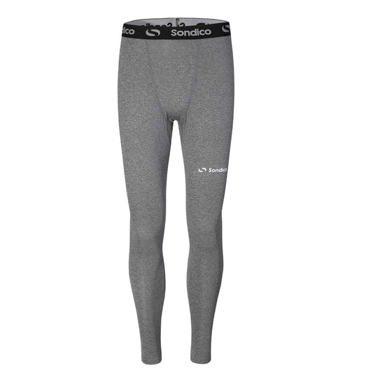 Grey Marl - Front - Sondico Mens Core Sport Tights