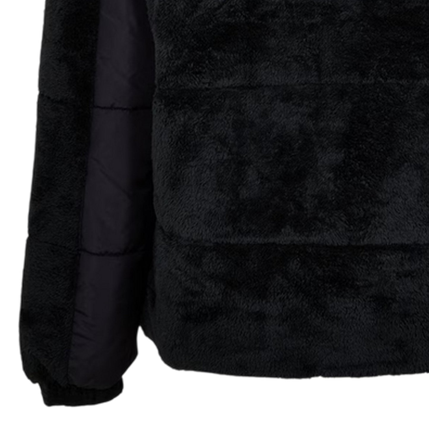 Black - Lifestyle - NY Concept Mens Trent Teddy Fleece Zipped Jacket