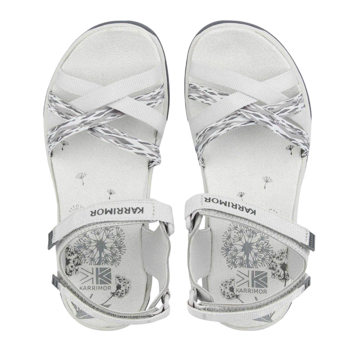 Light Grey - Lifestyle - Karrimor Childrens-Kids Adjustable Strap Sandals