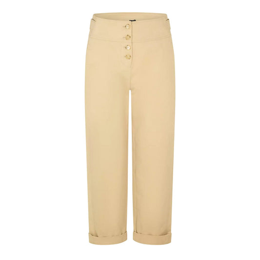 Medium Beige - Front - Boss Womens-Ladies Tailored Trousers