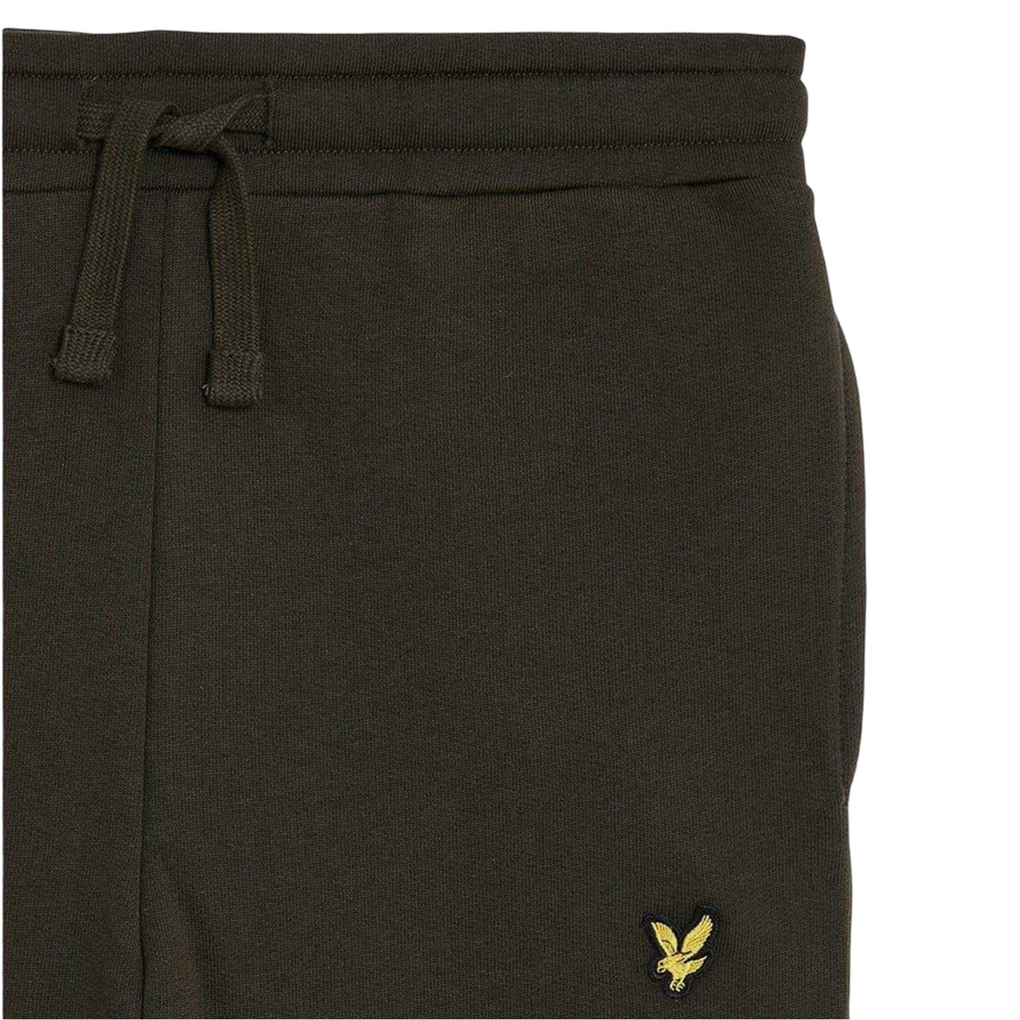 Olive Green - Side - Lyle & Scott Childrens-Kids Classic Logo Sweatpants