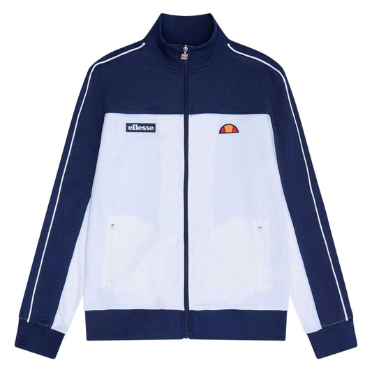 Off White-Navy - Front - Ellesse Mens Libros Track Jacket