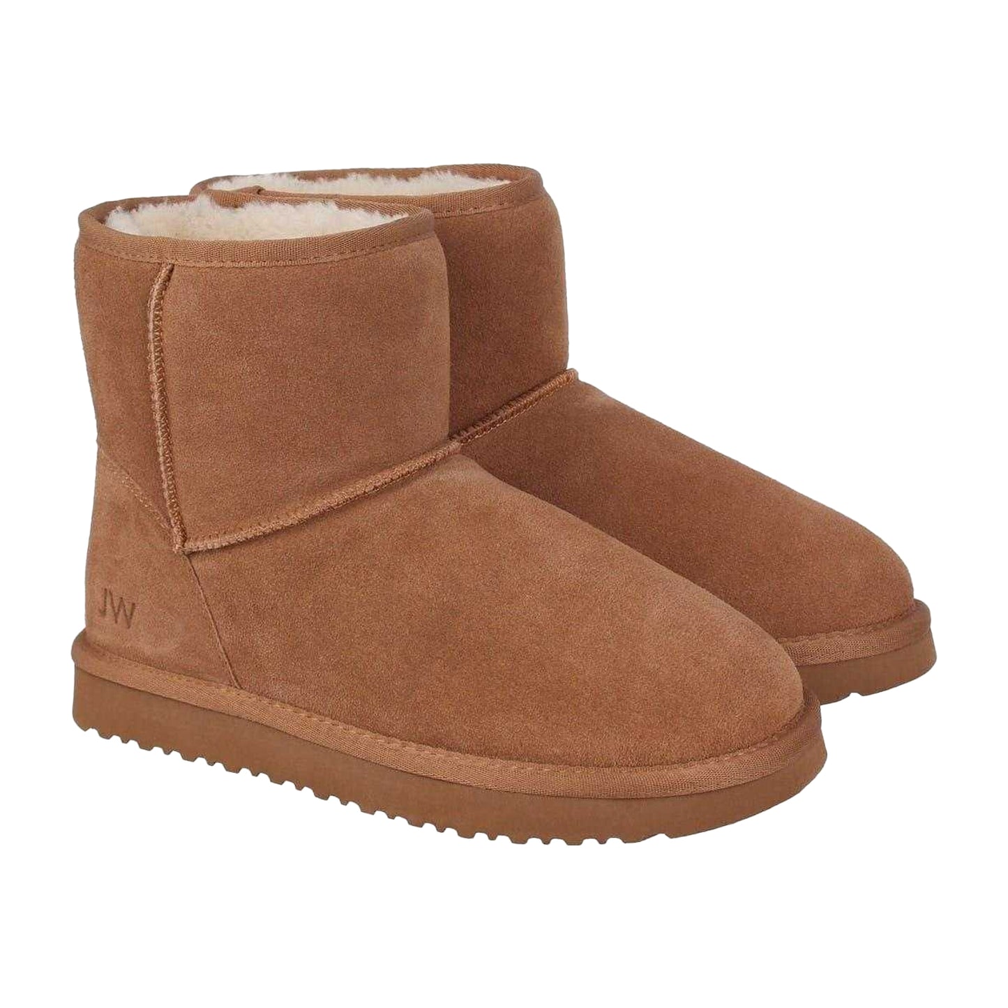 Tan - Close up - Jack Wills Womens-Ladies Suede Snug Fit Boots